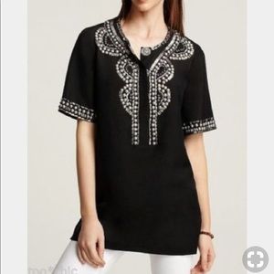 Amazing linen studded tunic Elie Tahari